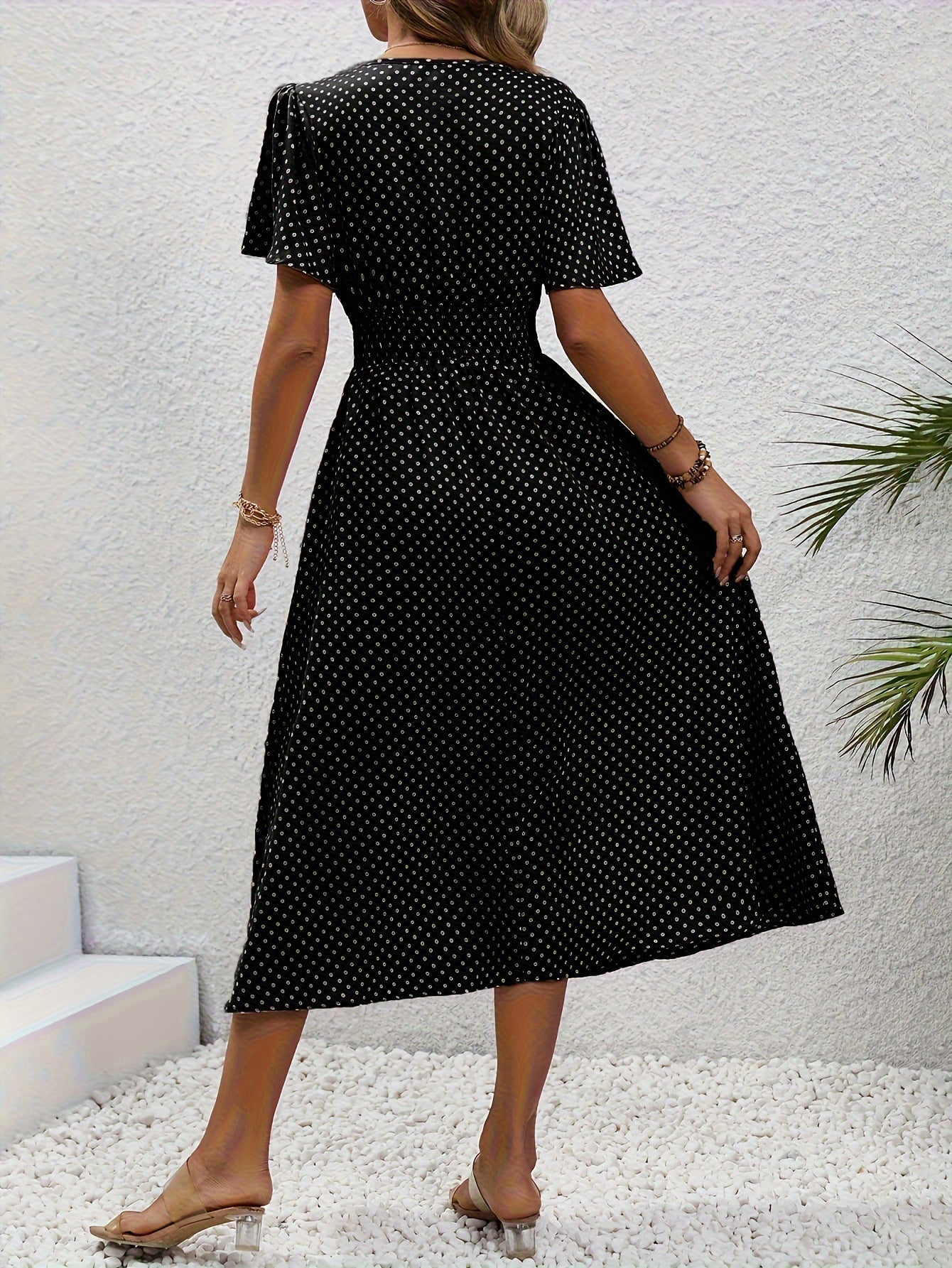 Raquel | Vestido Con Estampado de Lunares