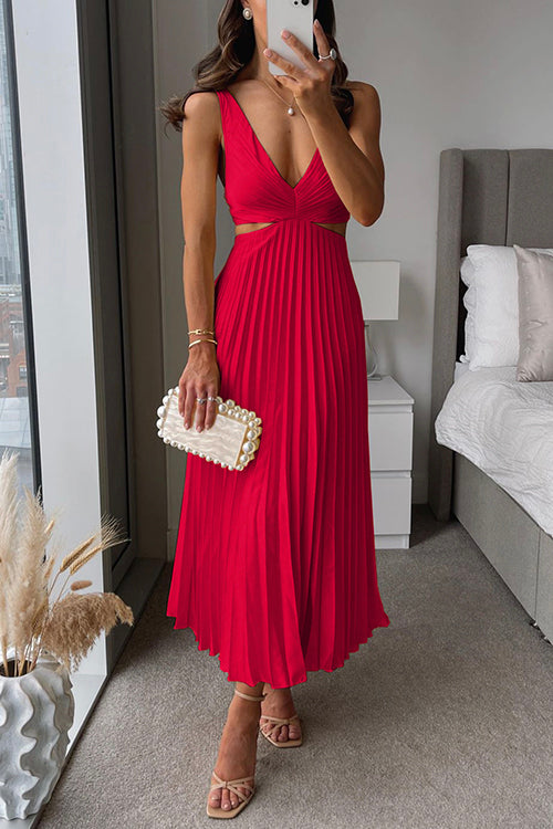 Selena - Espectacular Maxi Vestido Plisado