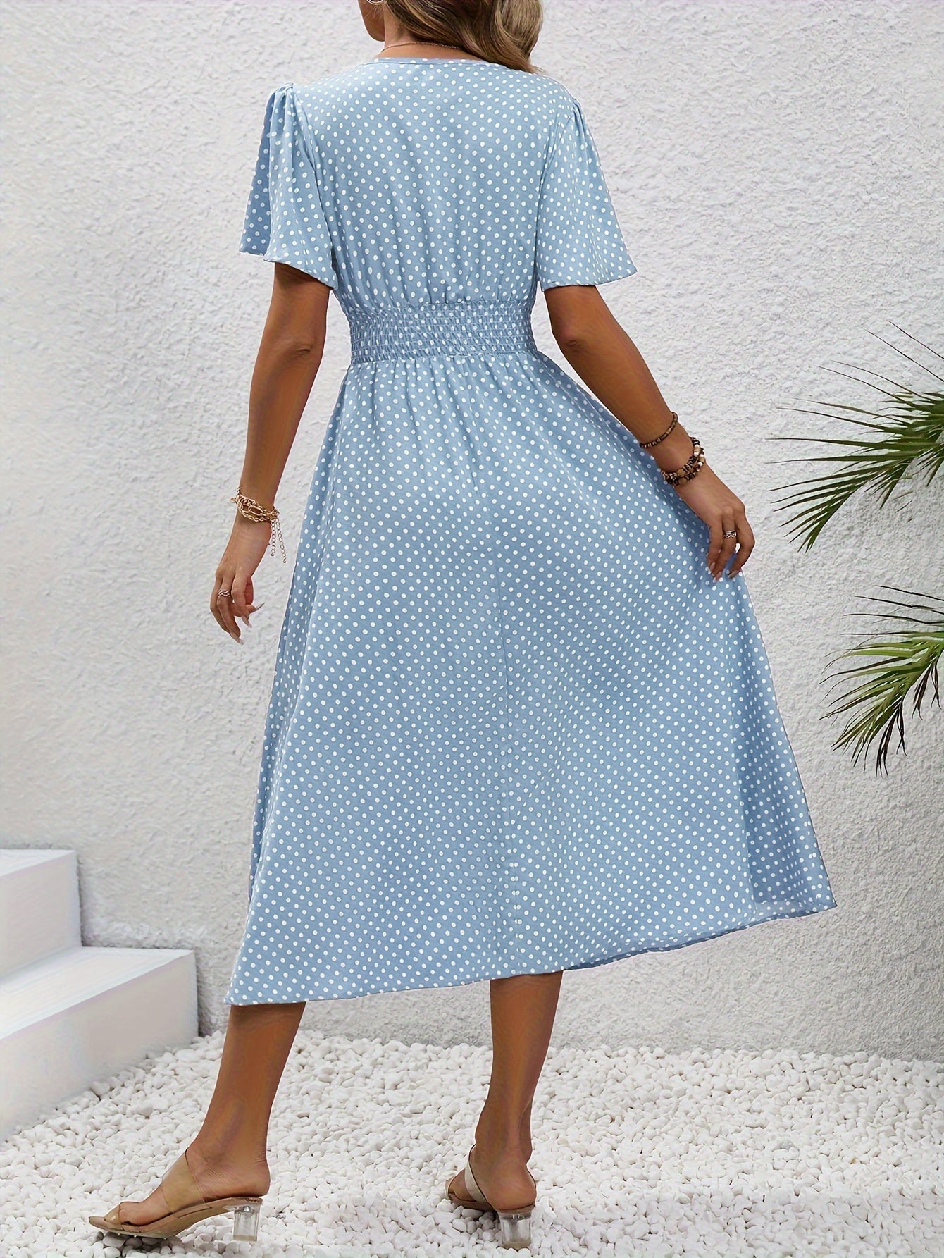 Raquel | Vestido Con Estampado de Lunares