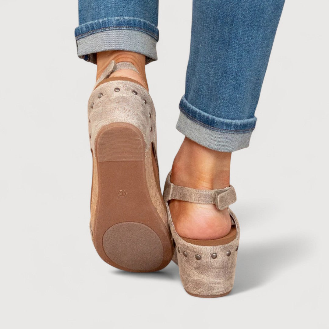 ADELINA | SANDALIAS CON CUÑA