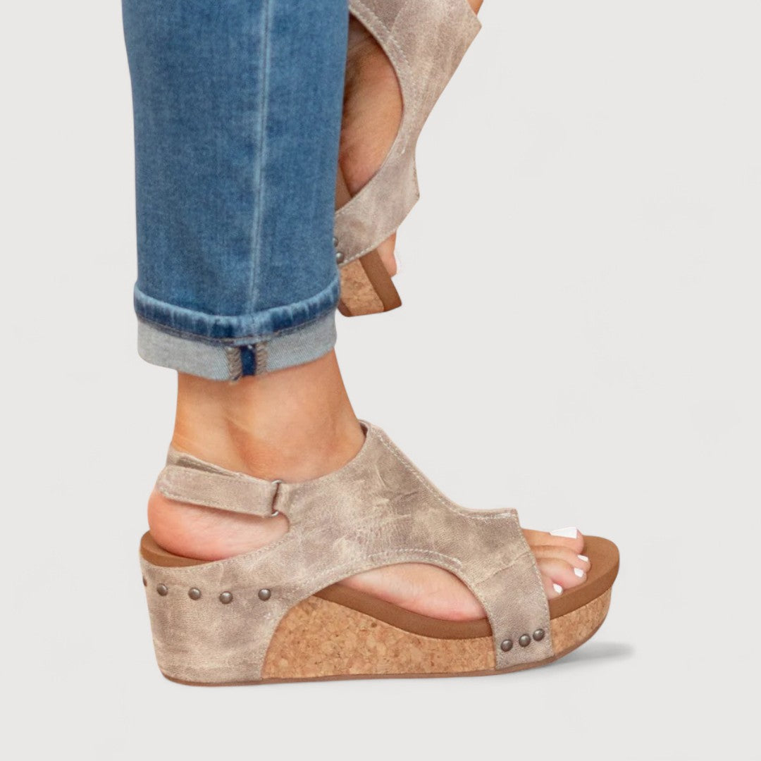 ADELINA | SANDALIAS CON CUÑA