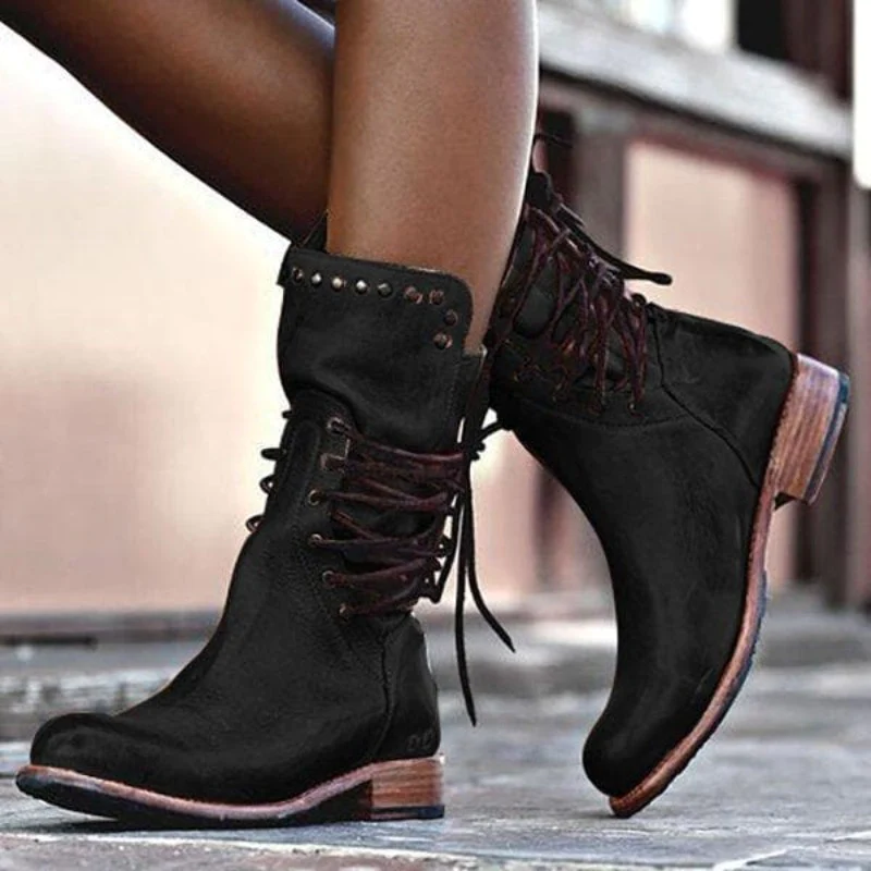 Botas con Cordones