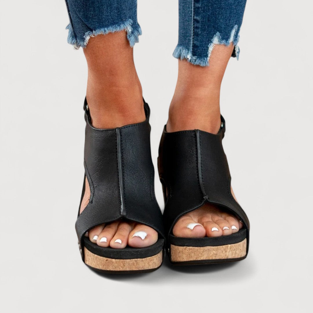 ADELINA | SANDALIAS CON CUÑA