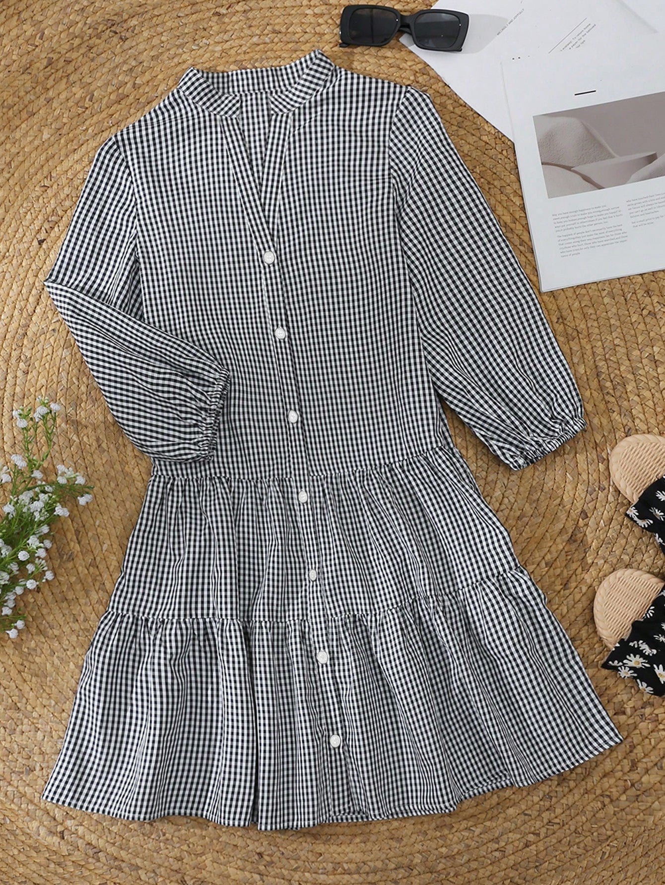 Paola - Vestido corto estampado