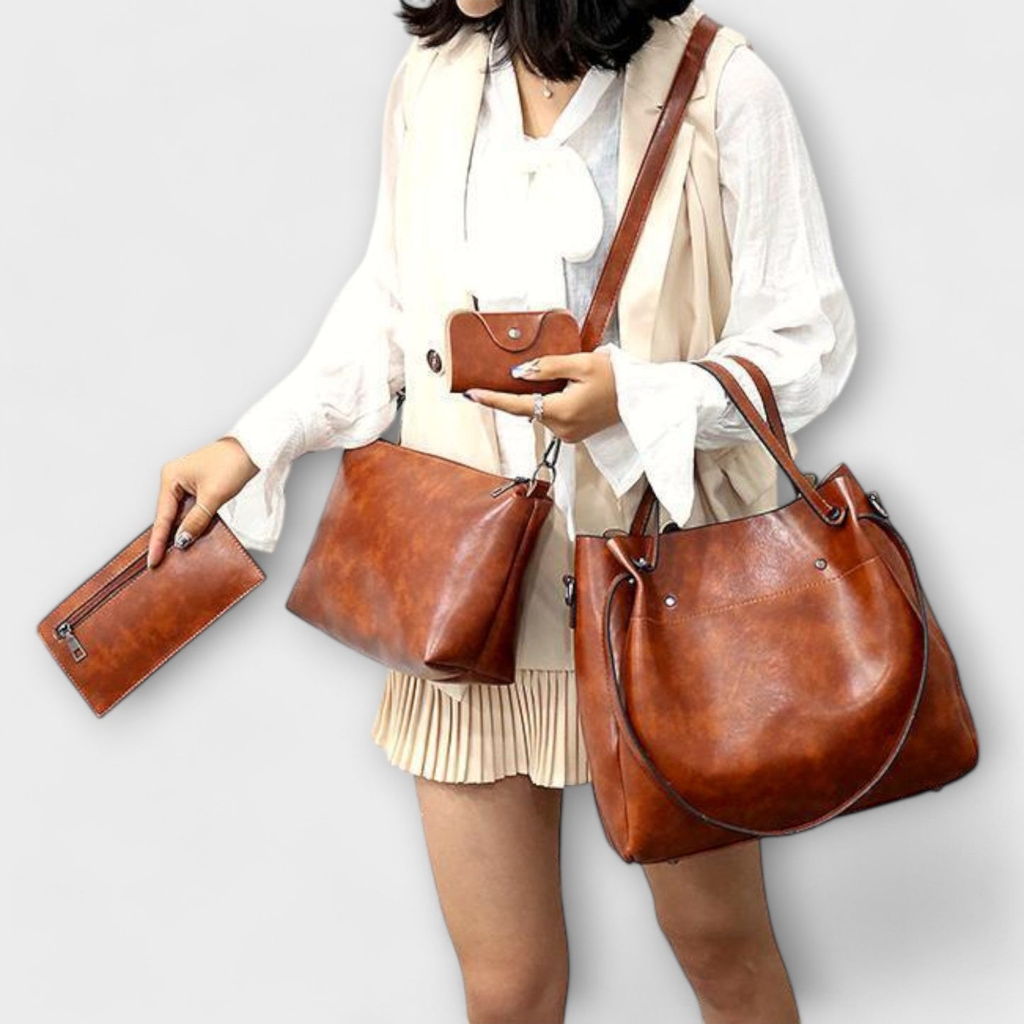 Set de bolsos vintage de 4 piezas