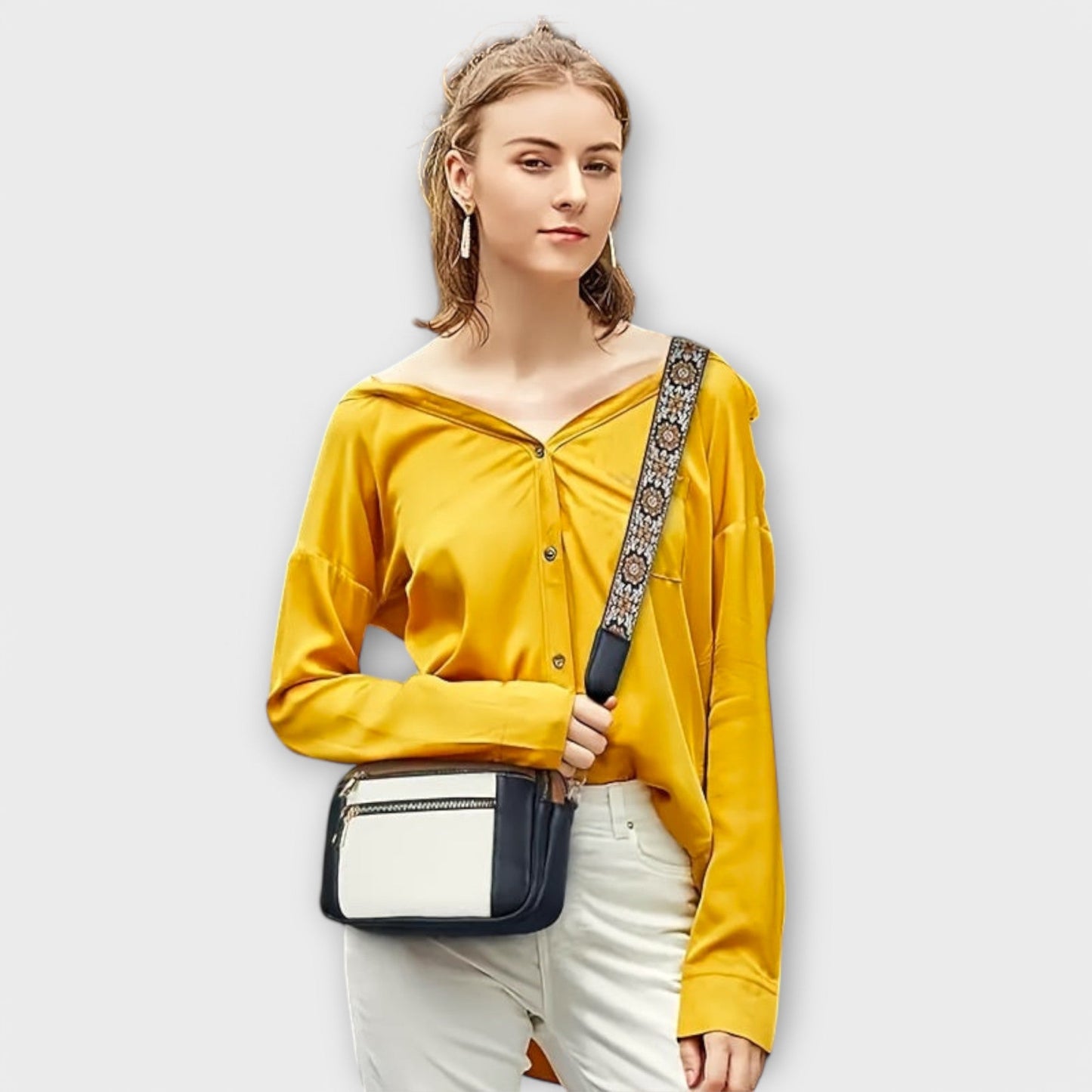 Bolso cruzado de piel vegana