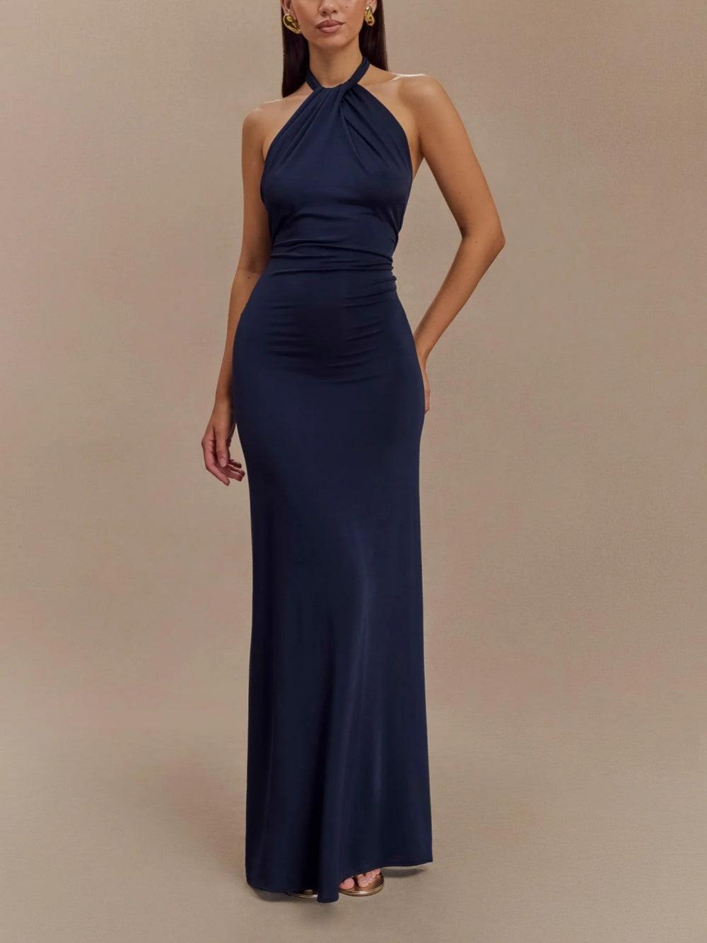 Celestina™ | Maxi Vestido con Escote Americano