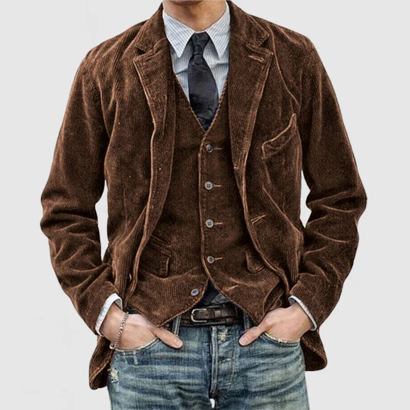 ADOLFO - CONJUNTO DE CHAQUETA Y CHALEQUILLO