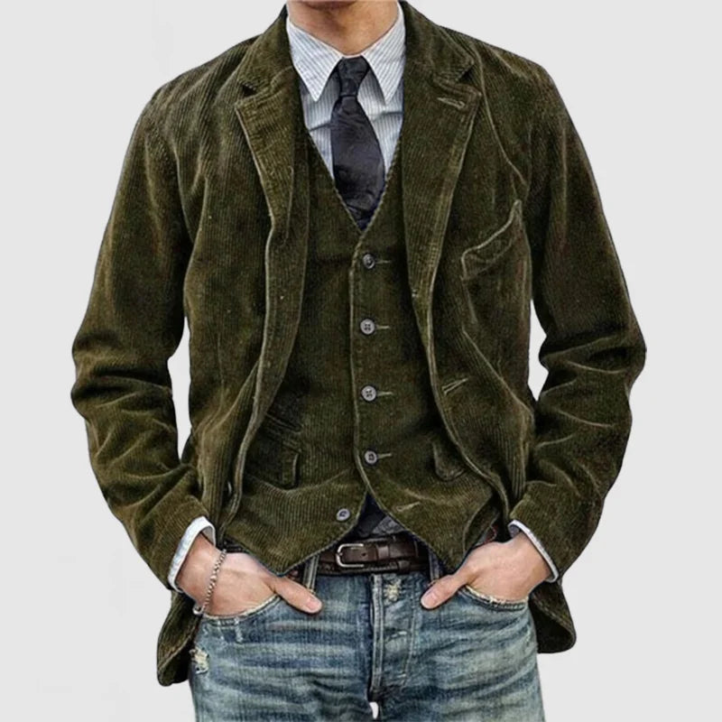 ADOLFO - CONJUNTO DE CHAQUETA Y CHALEQUILLO