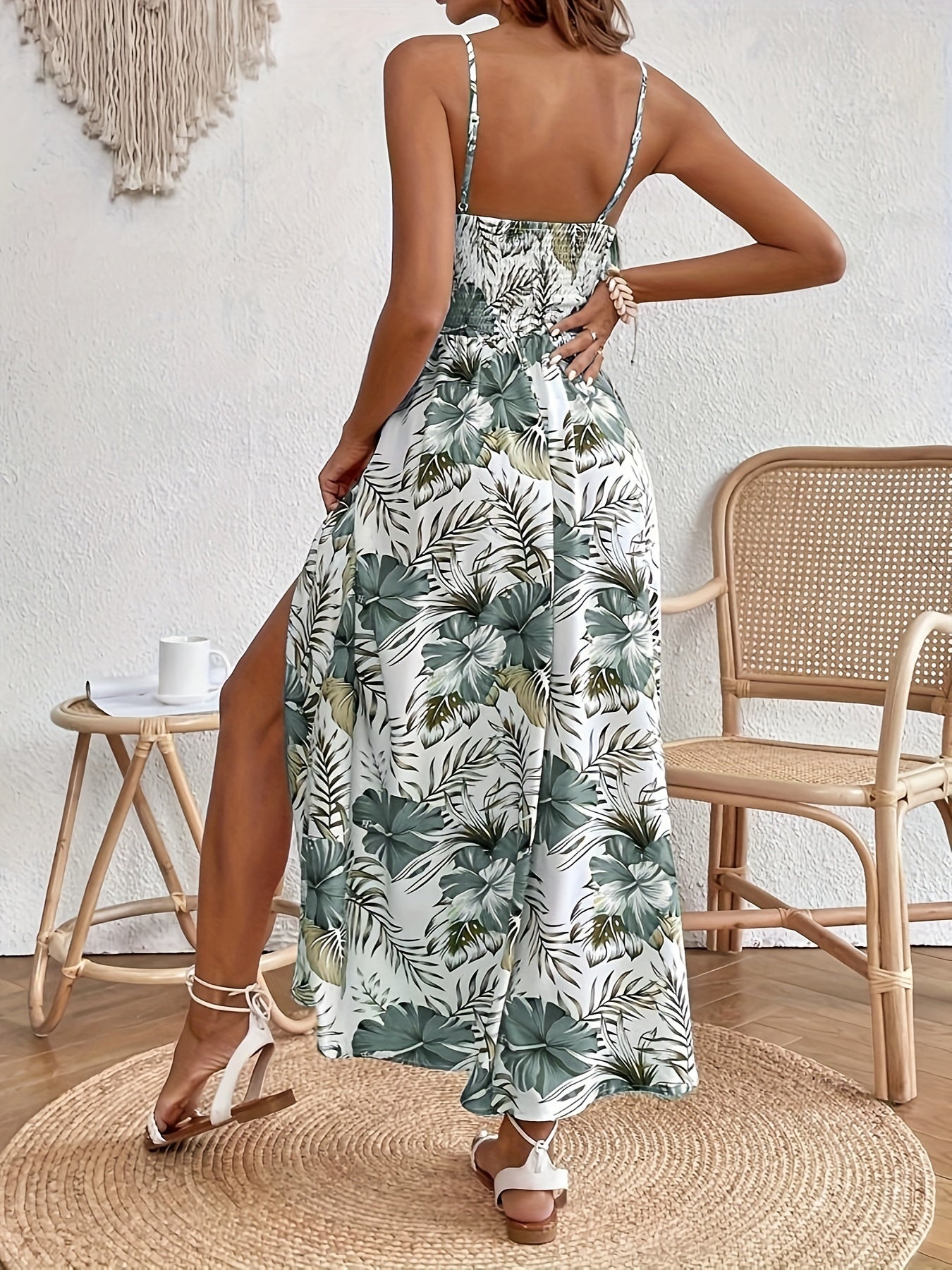 Beatriz | Vestido de tirantes con estampado floral