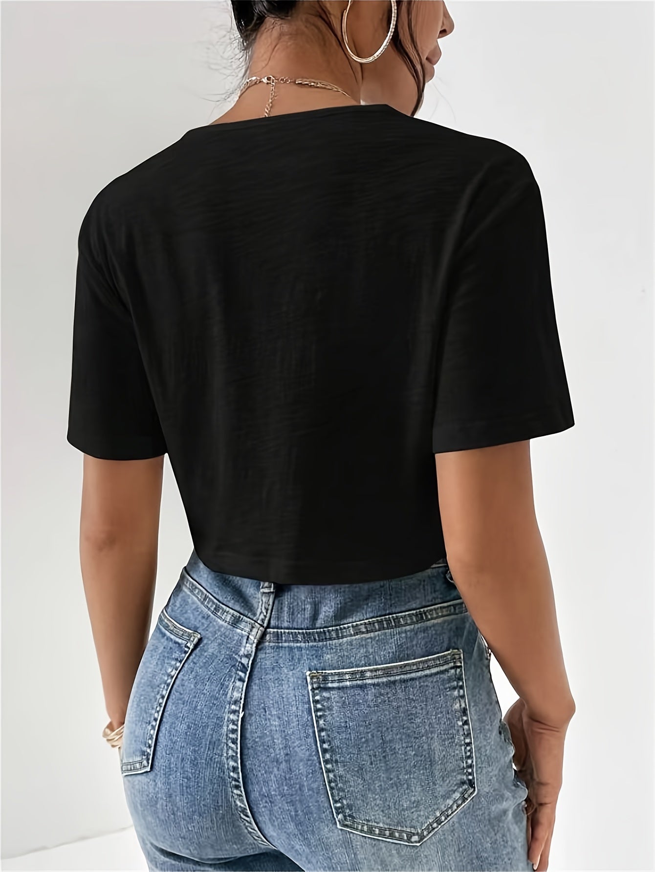 Camiseta de Textura Femenina en Bonito Color Cereza