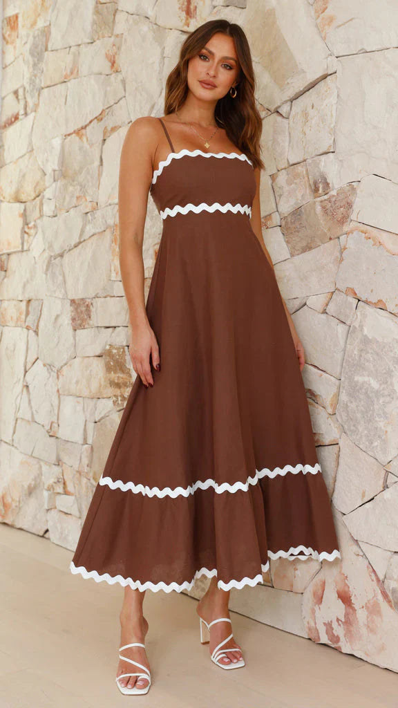 Clara | Vestido Largo De Tirantes