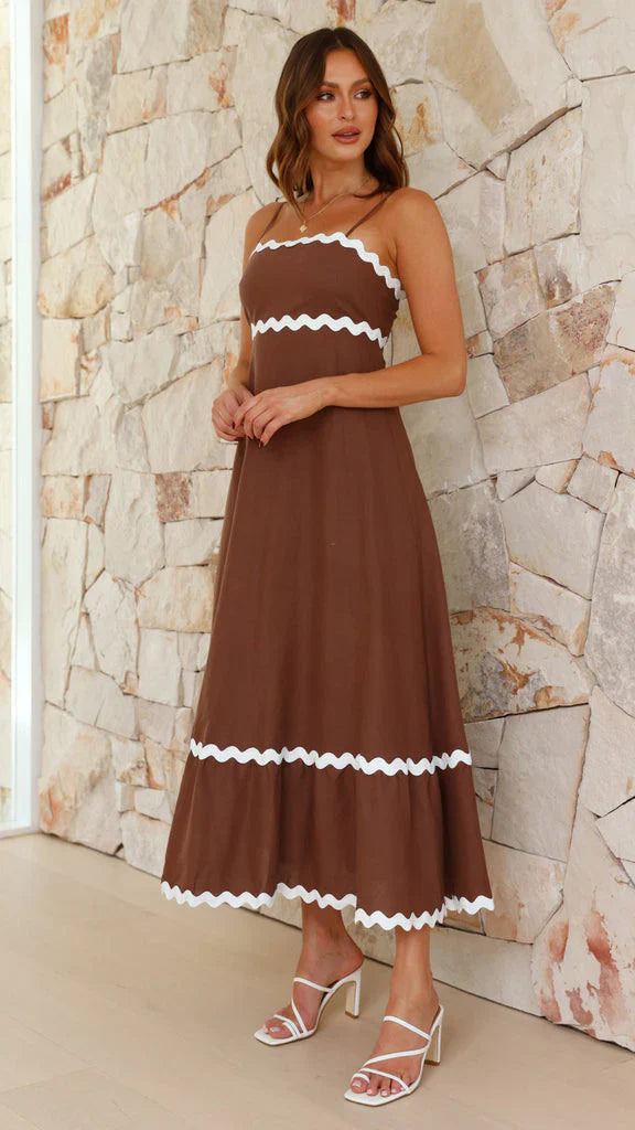Clara | Vestido Largo De Tirantes