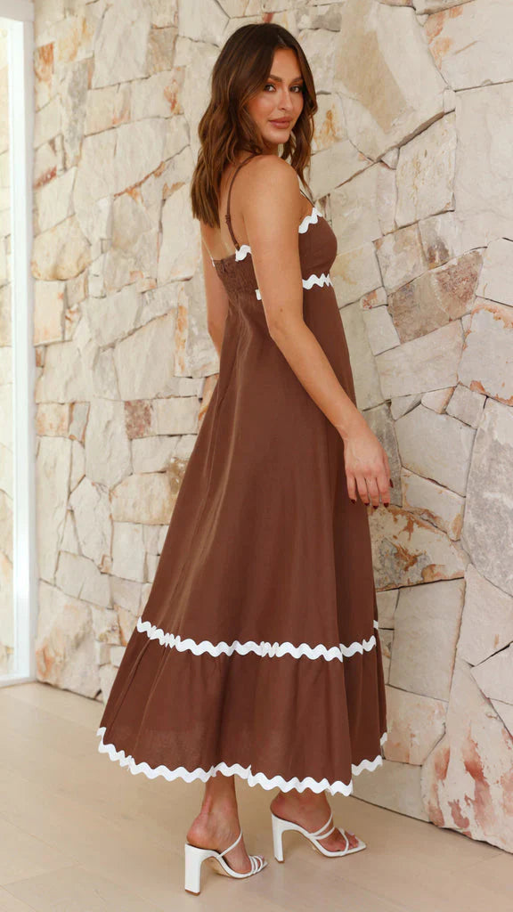 Clara | Vestido Largo De Tirantes