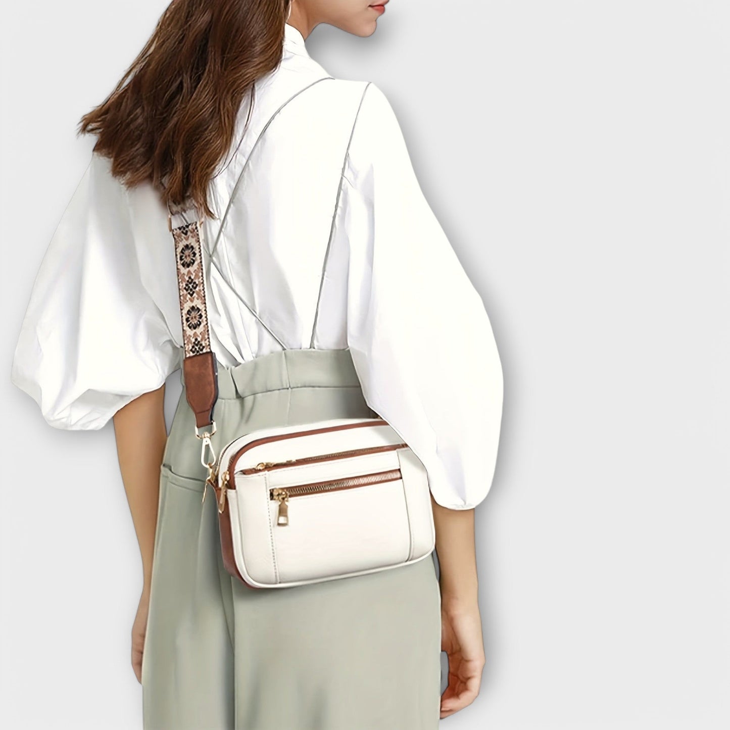 Bolso cruzado de piel vegana
