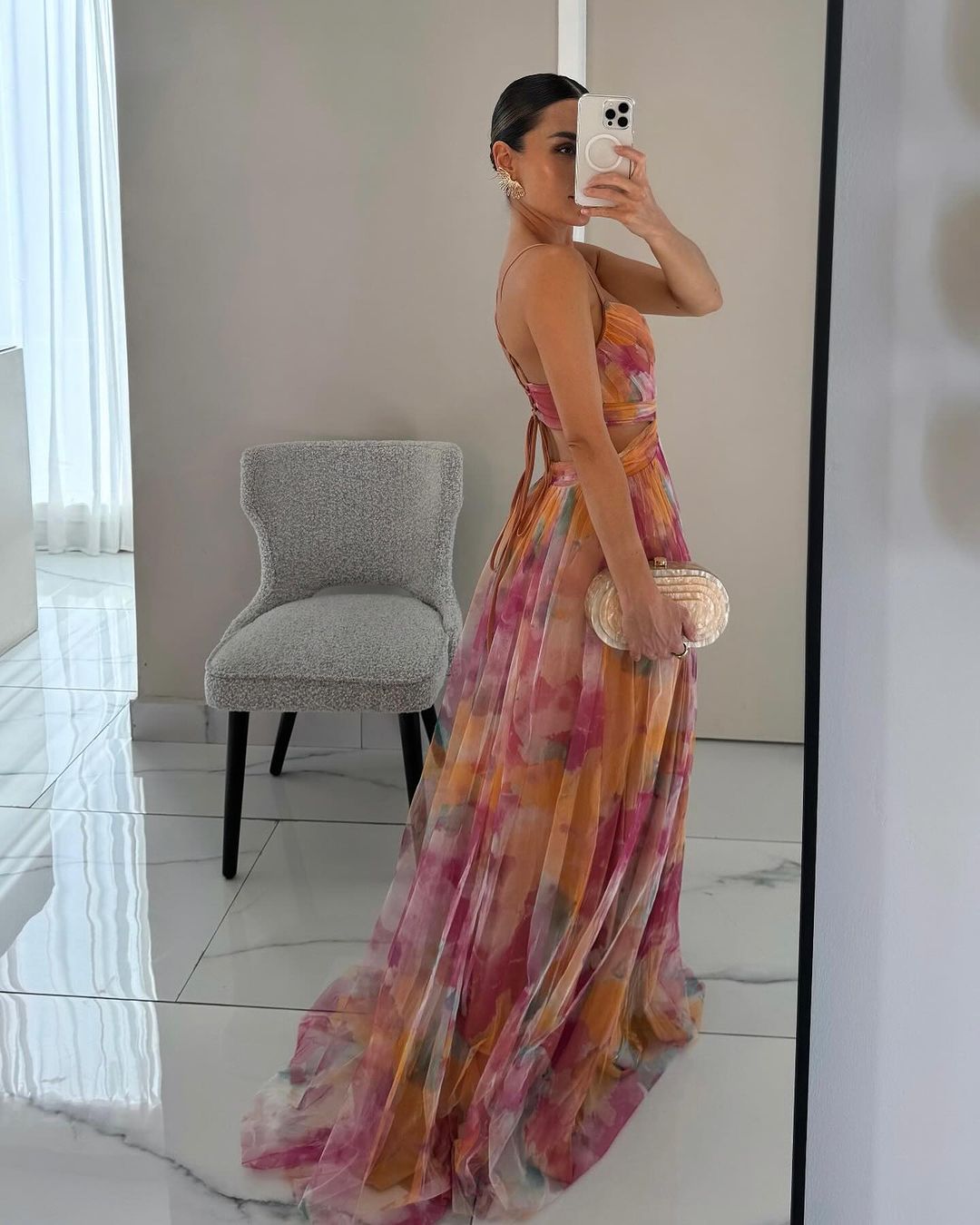 Camila - Maxi vestido encantador con estampado floral