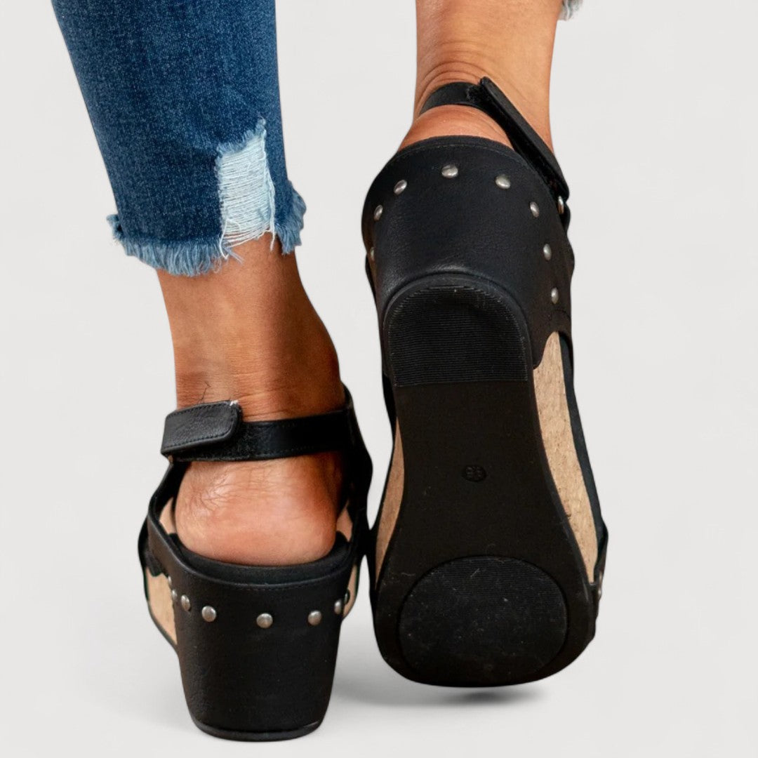 ADELINA | SANDALIAS CON CUÑA