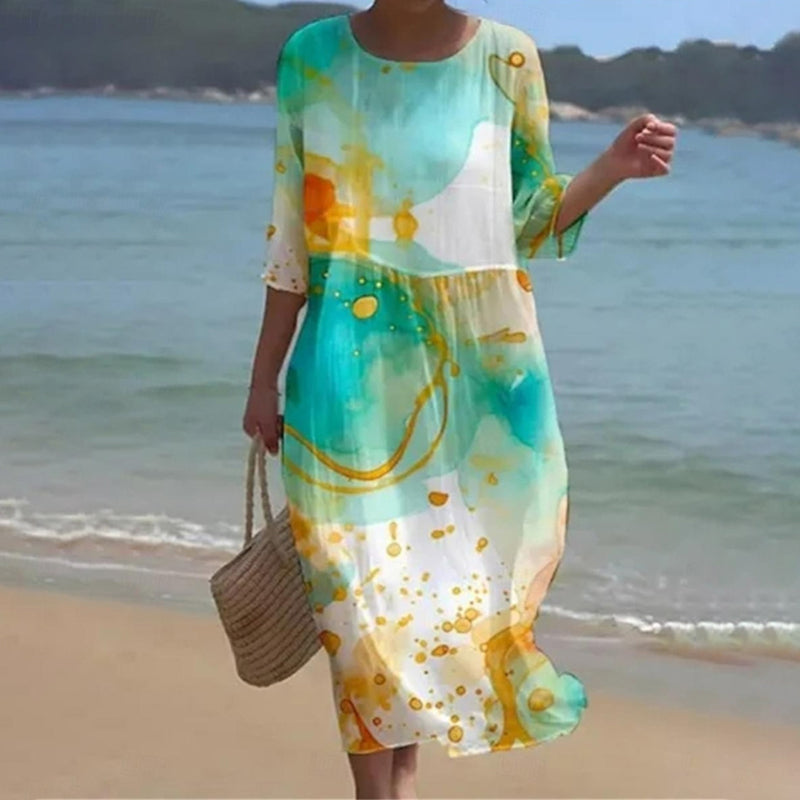 Miranda - Vestido Elegante Con Estampado Floral