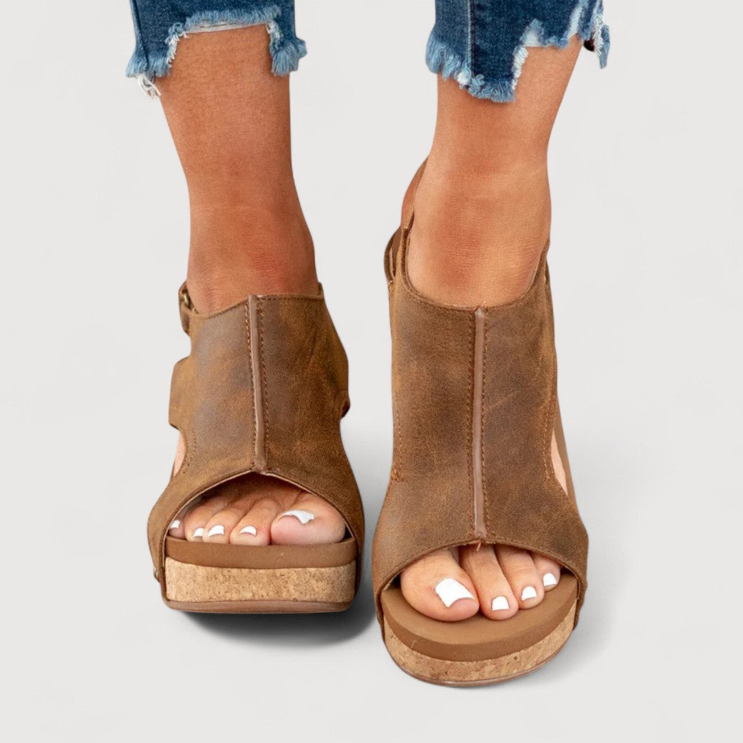 ADELINA | SANDALIAS CON CUÑA