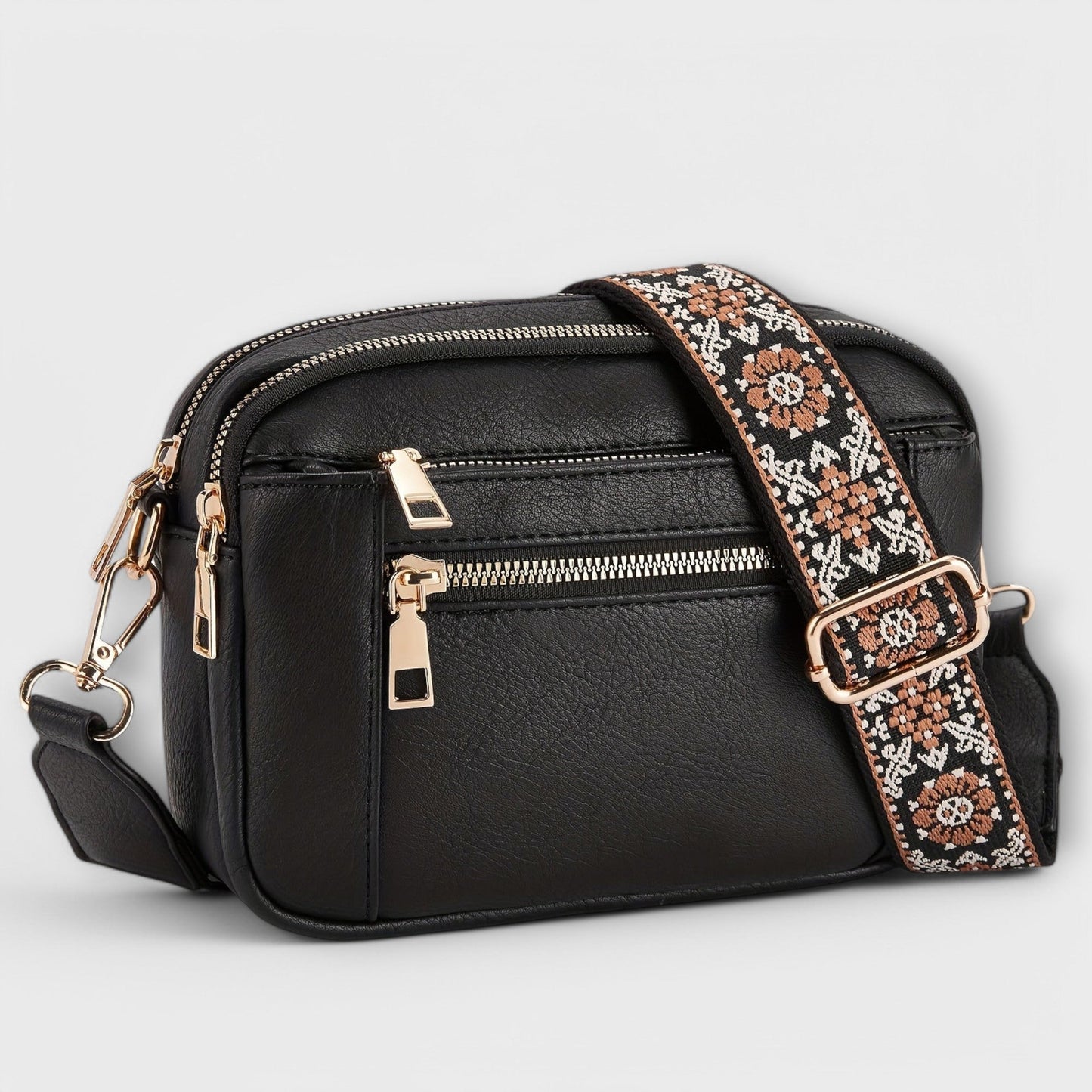 Bolso cruzado de piel vegana
