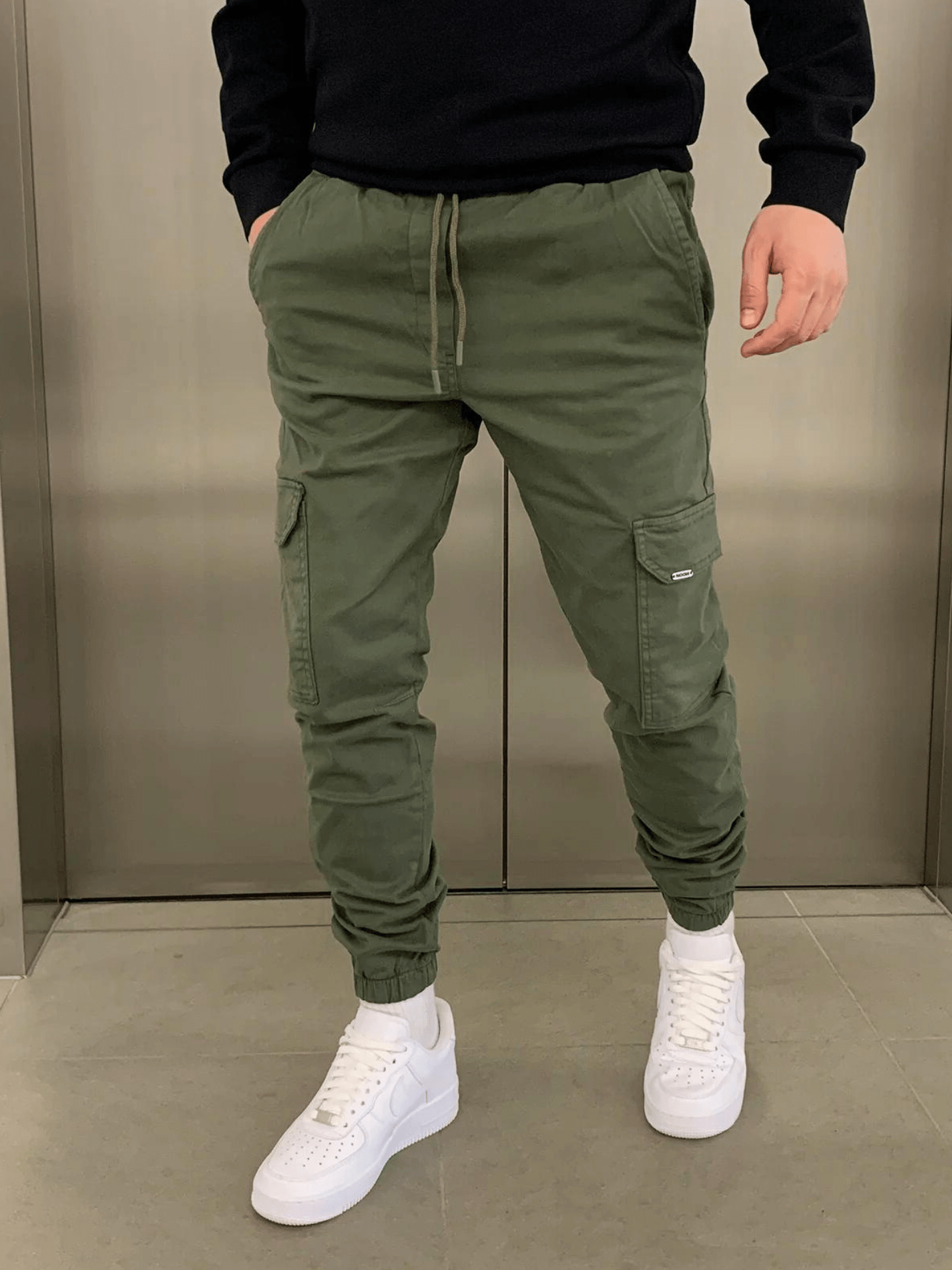 PANTALÓN CHÁNDAL | CARGO JOGGER FIT