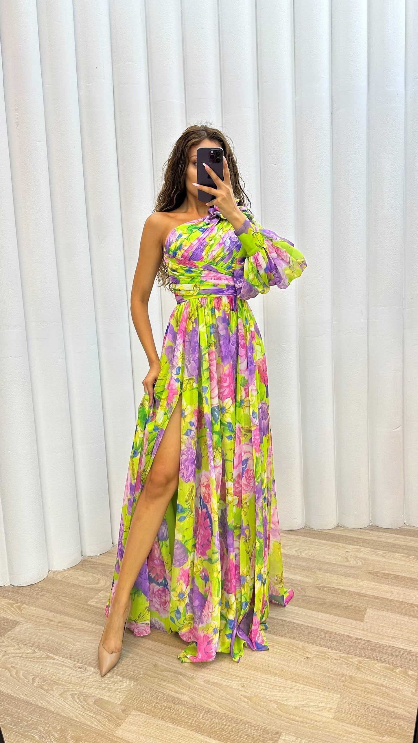 Audrey | Impresionante vestido fluido