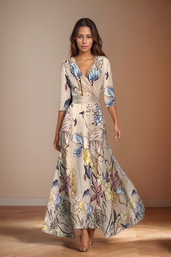Anabel | Vestido floral de elegancia atemporal
