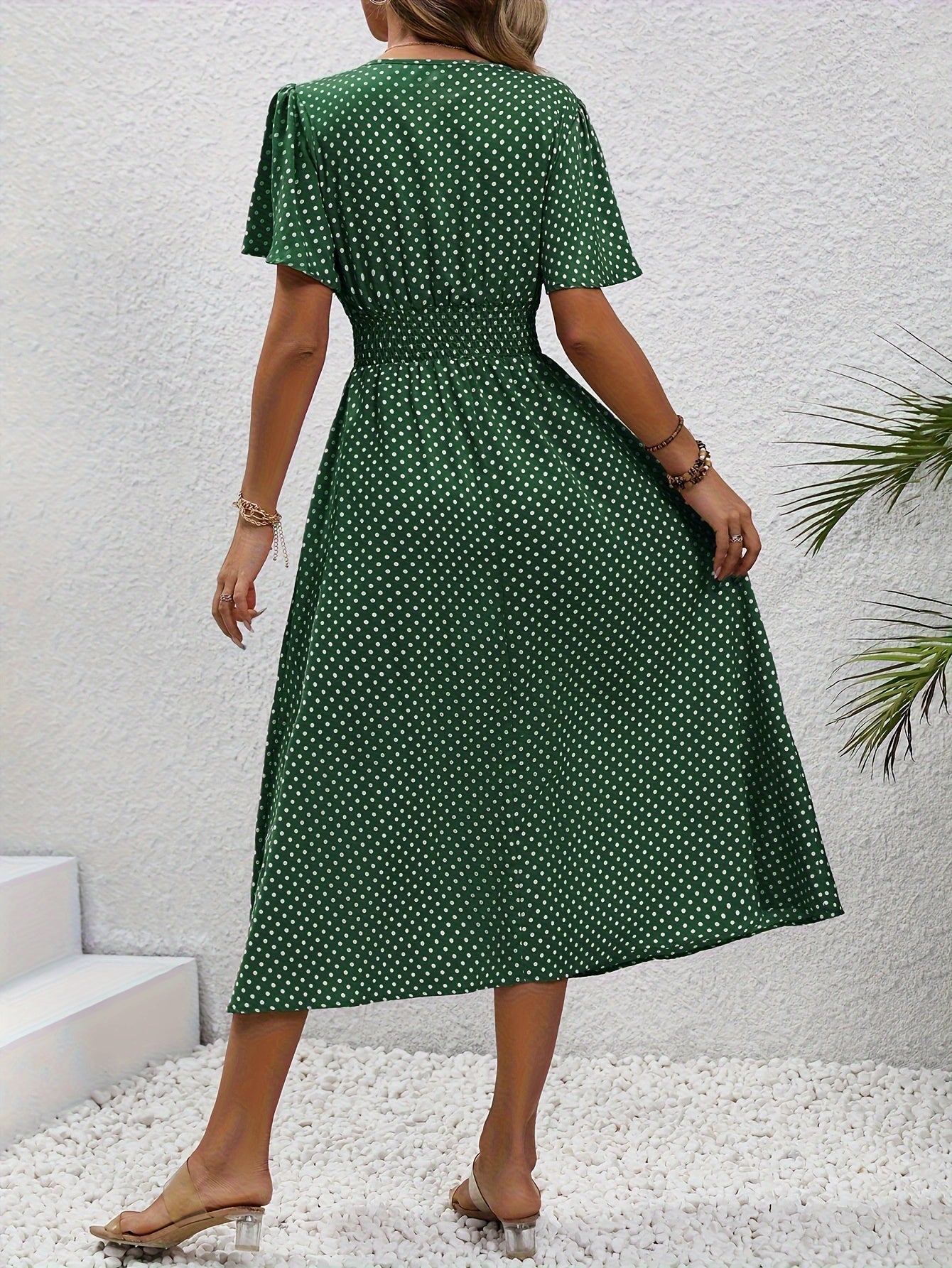 Raquel | Vestido Con Estampado de Lunares