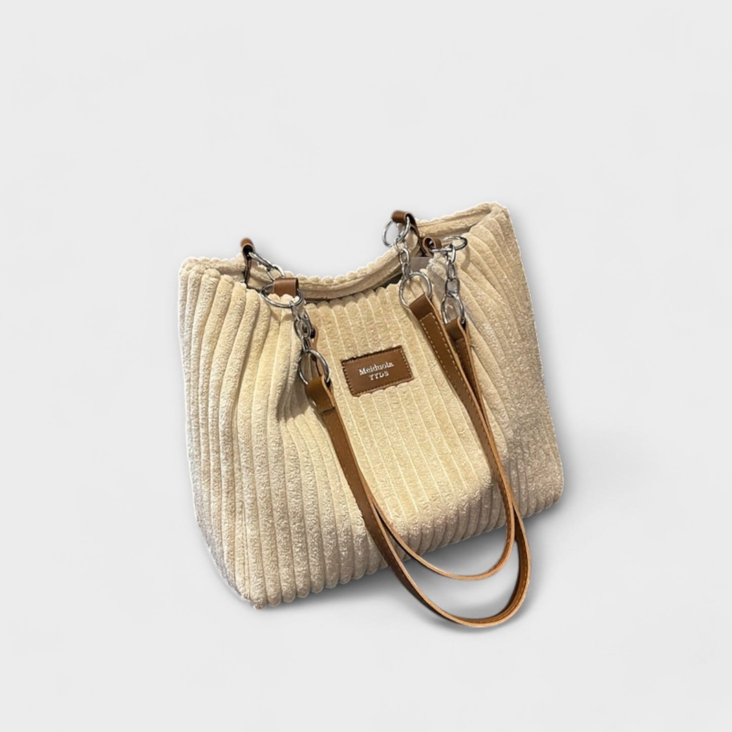 Suave Bolso de Hombro de Cordón