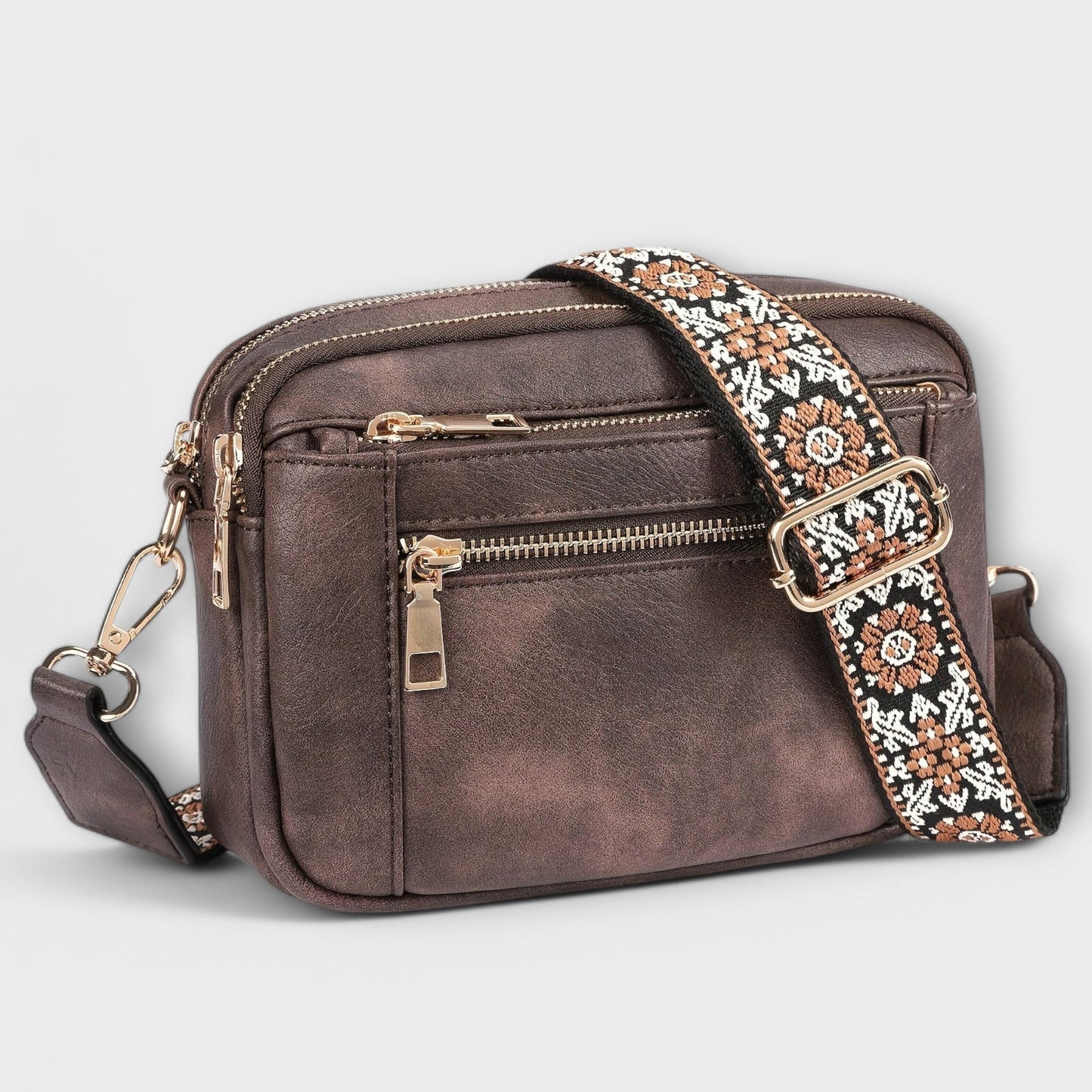 Bolso cruzado de piel vegana