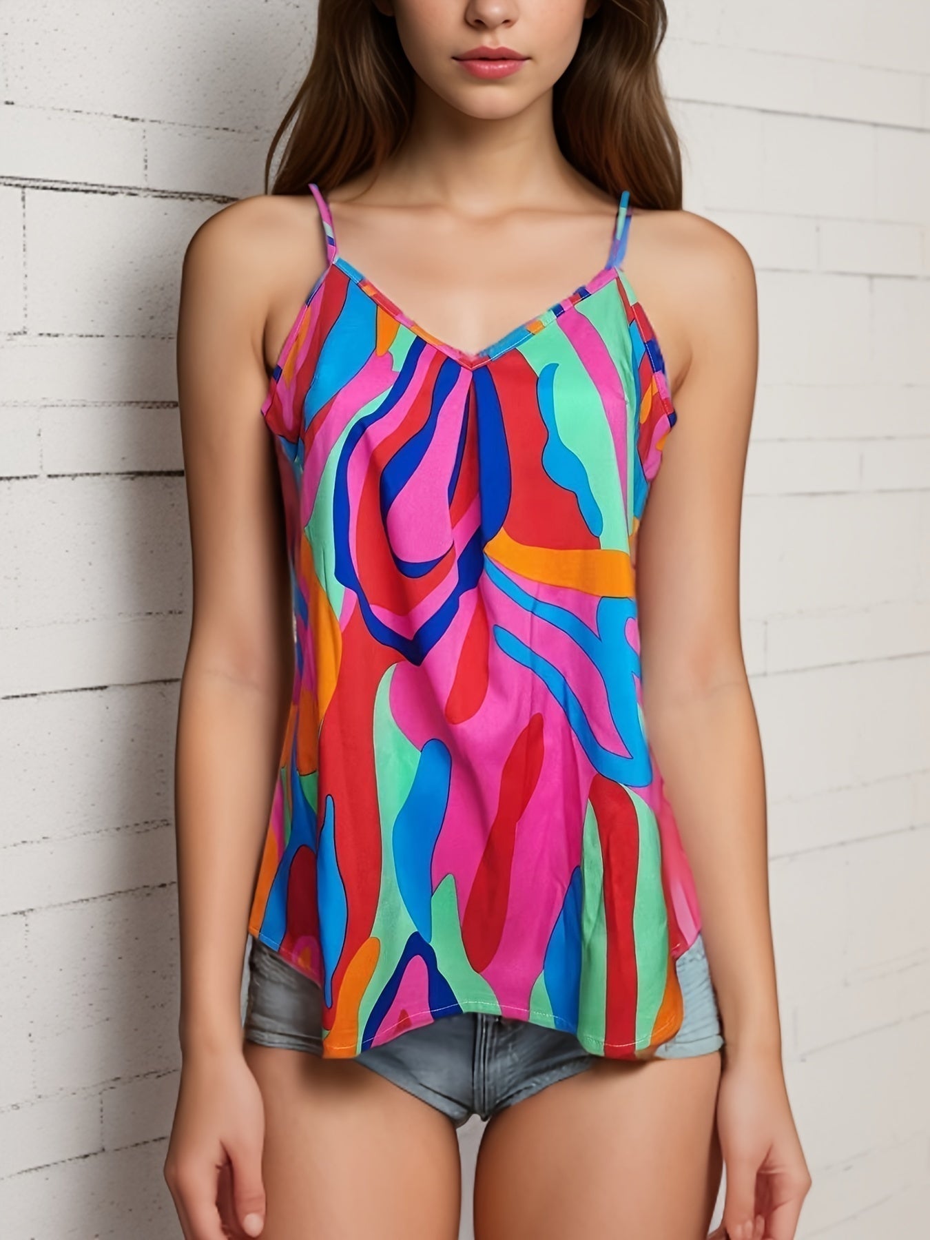 Bridget - Elegante y cómoda camiseta de tirantes de verano para mujer