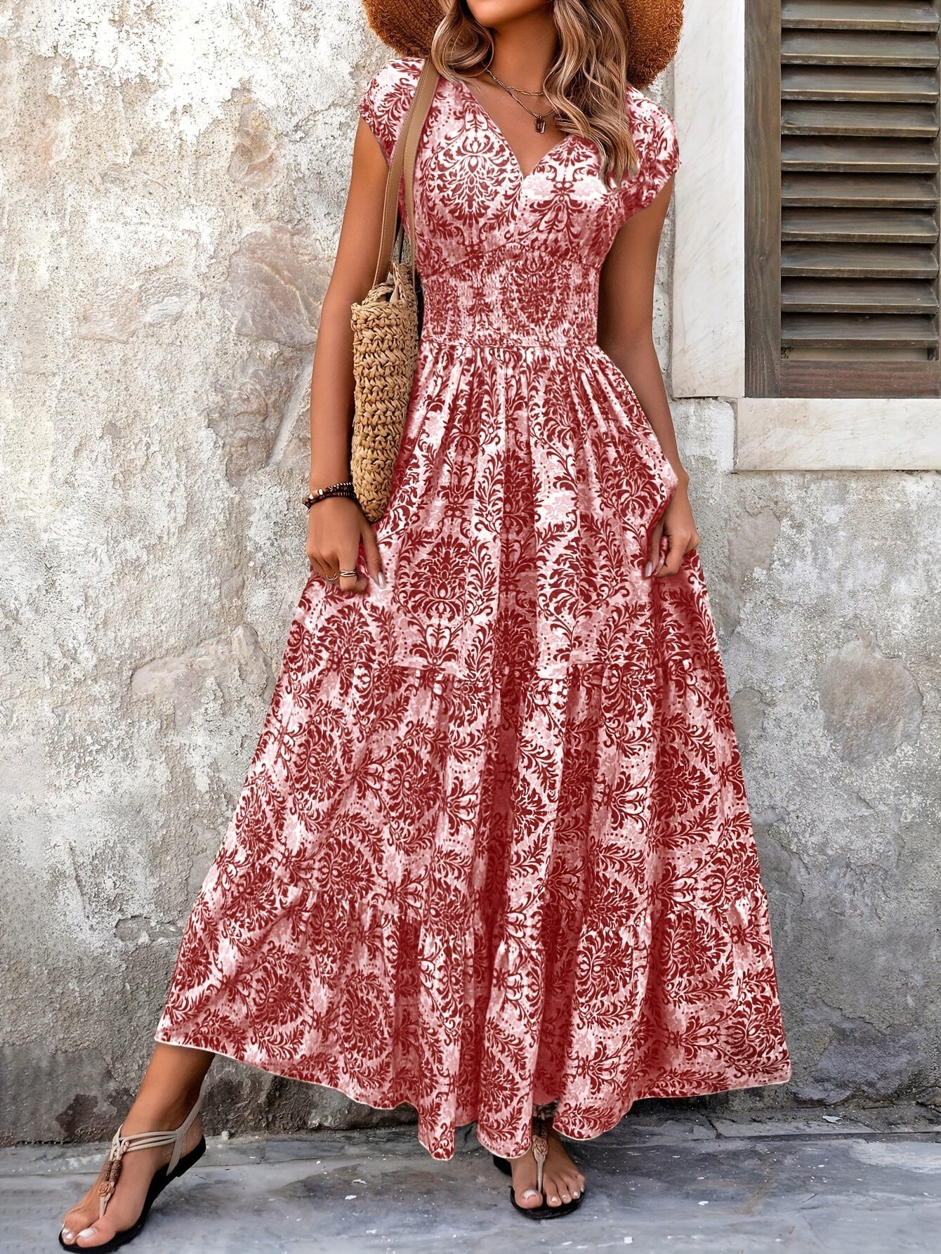 María | Vestido con estampado floral