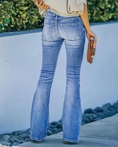Elegantes vaqueros elásticos Hadassah para mujer que ofrecen la máxima comodidad