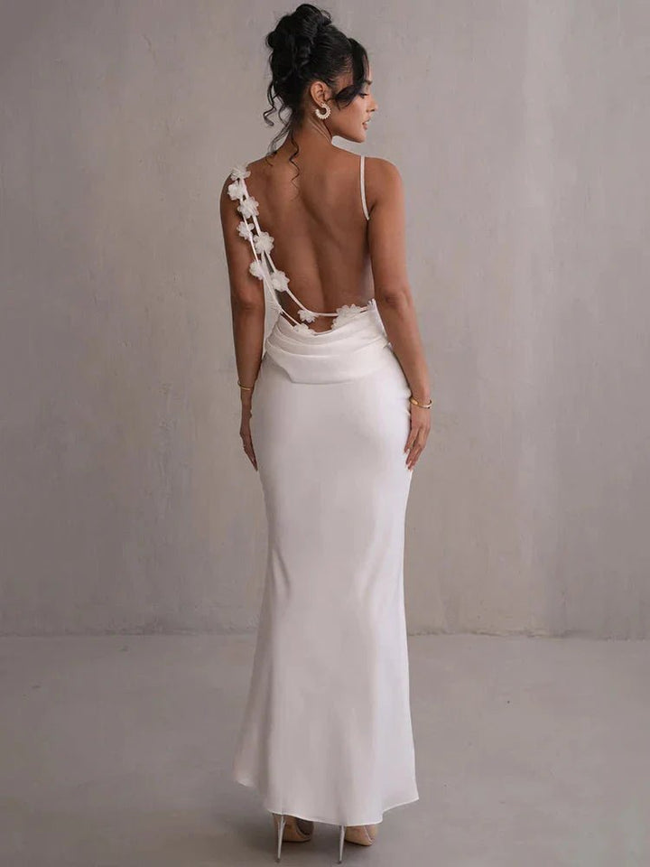 Vestido Eternity | largo de noche elegante para mujer con espalda descubierta
