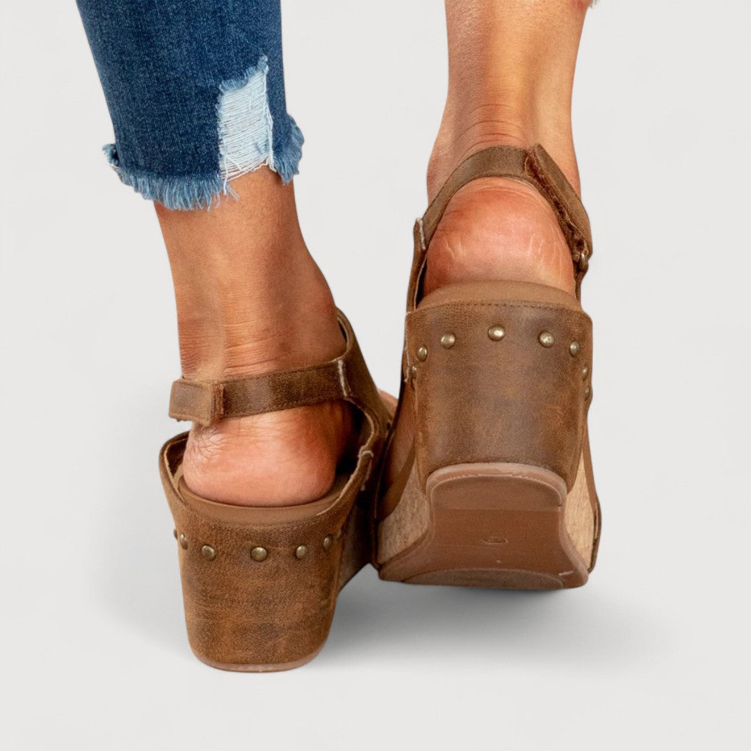 ADELINA | SANDALIAS CON CUÑA