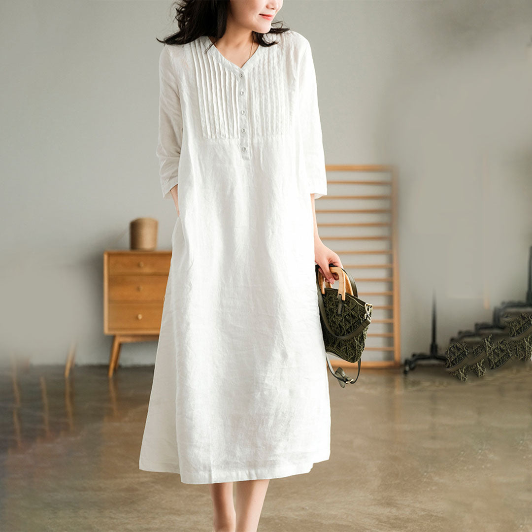ALIYAH - Vestido de verano lujoso y vaporoso para el máximo confort