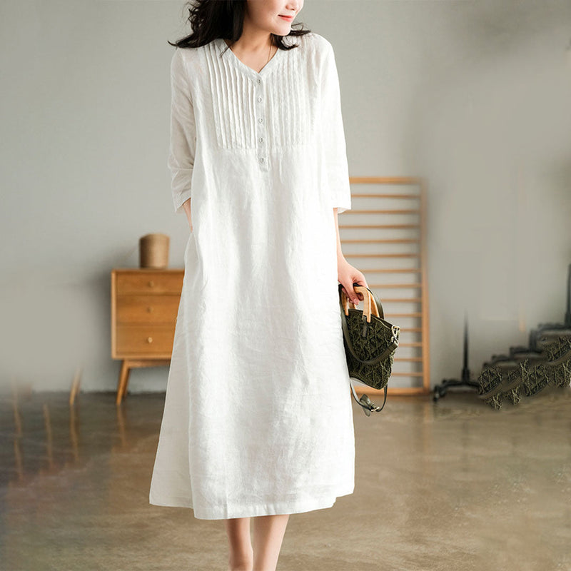ALIYAH - Vestido de verano lujoso y vaporoso para el máximo confort