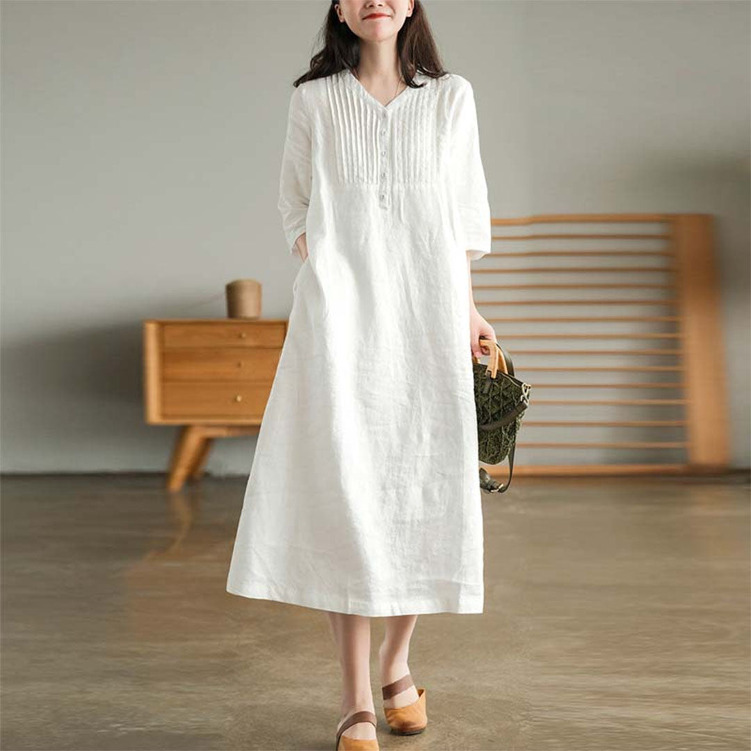 ALIYAH - Vestido de verano lujoso y vaporoso para el máximo confort