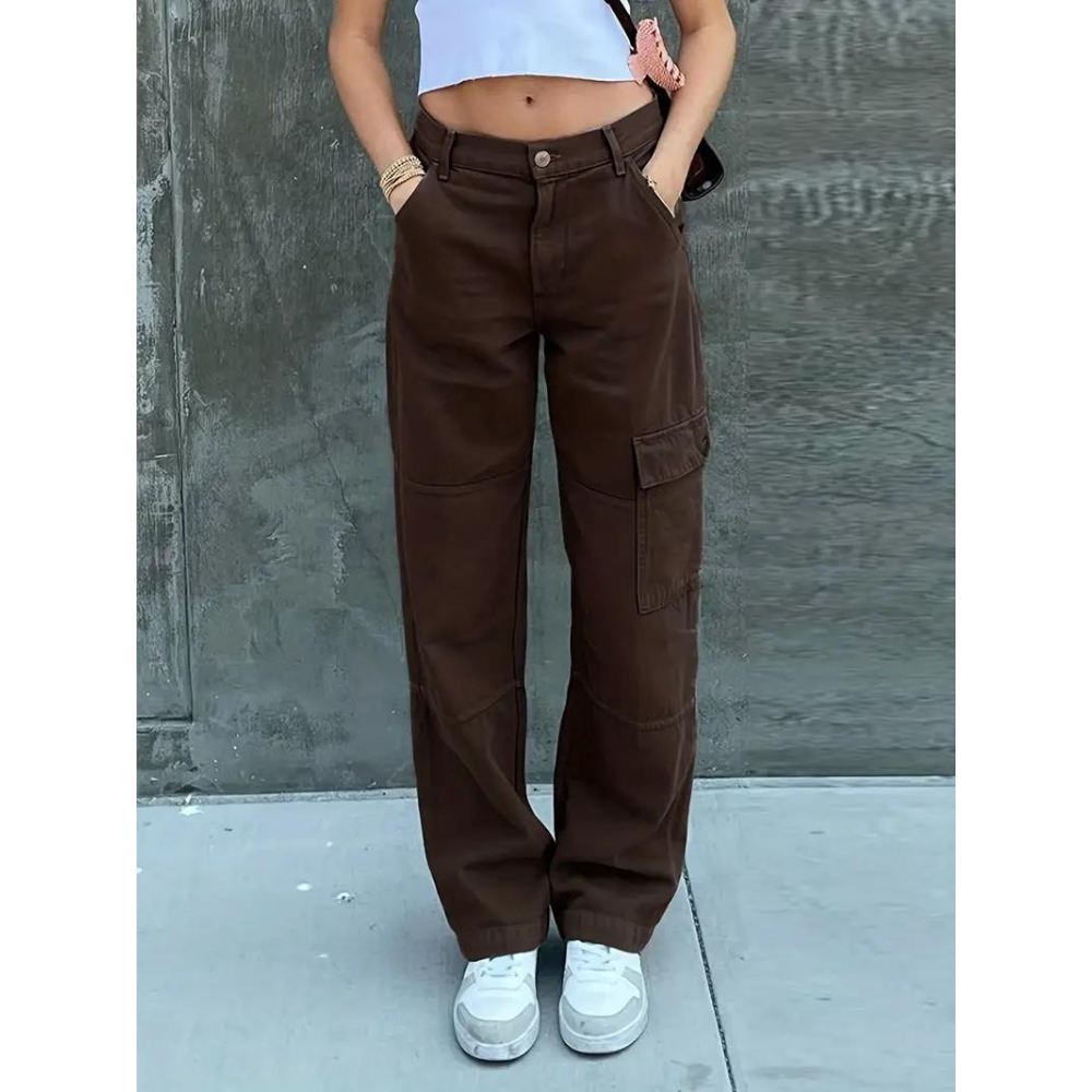 SENJA - Elegantes pantalones cargo de mujer para un look informal
