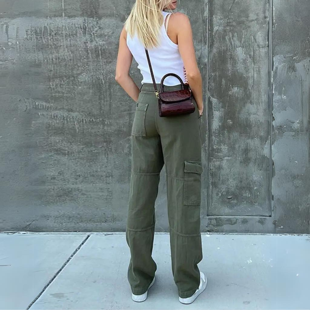 SENJA - Elegantes pantalones cargo de mujer para un look informal