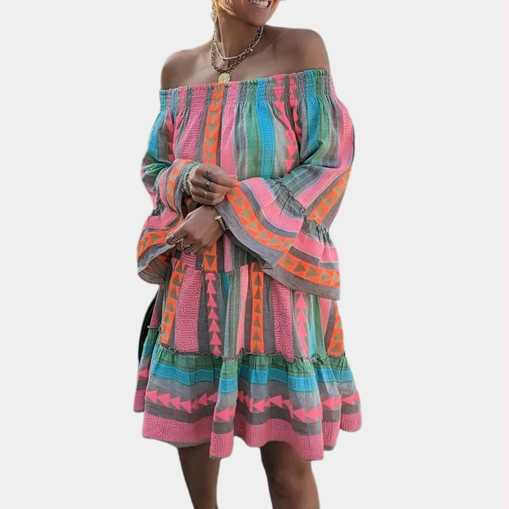 Aline - Elegante y alegre vestido de verano para mujer