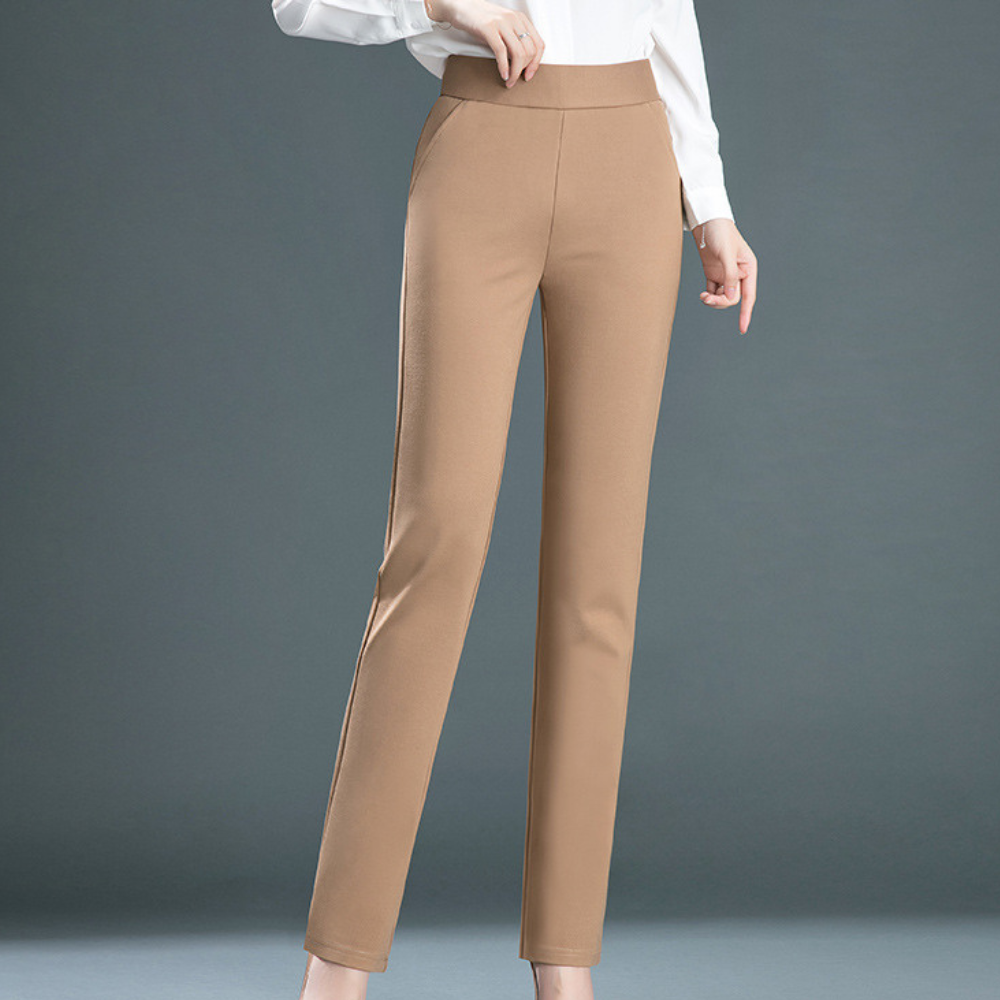 Abril - Pantalones rectos de moda para mujer