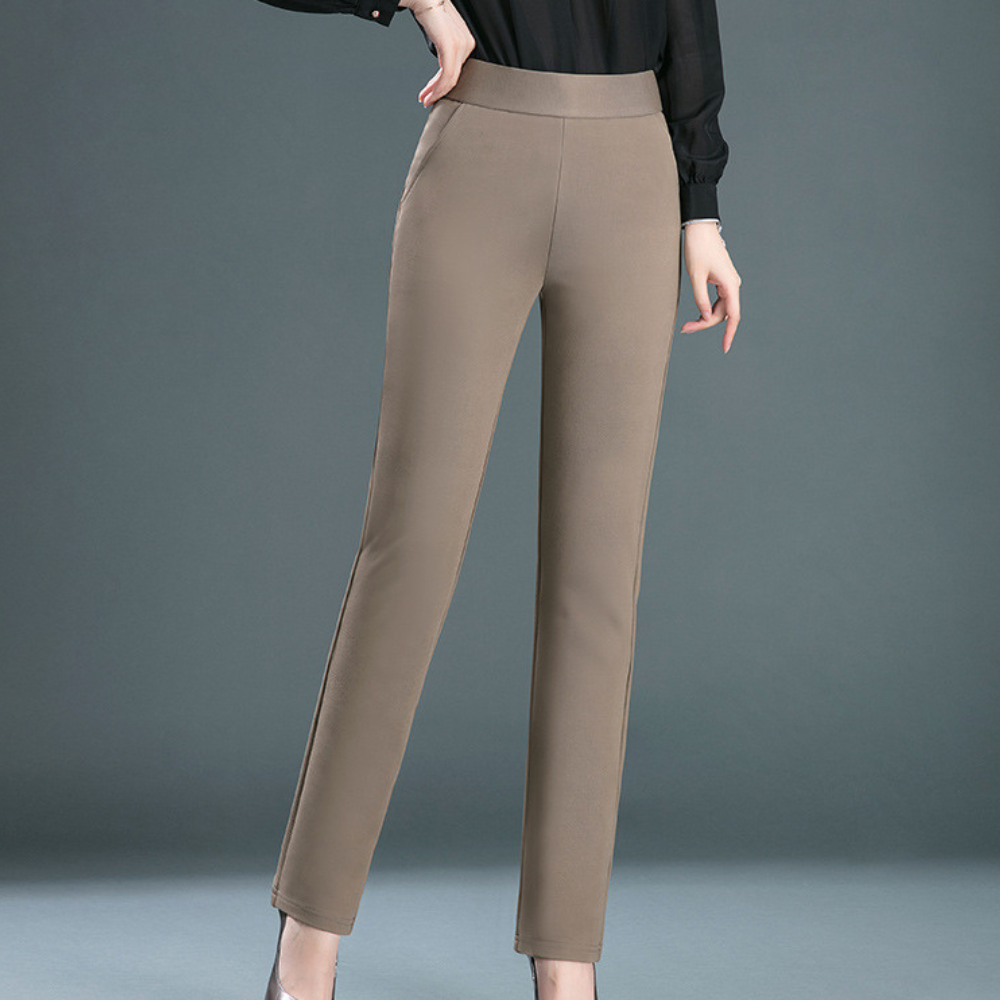 Abril - Pantalones rectos de moda para mujer