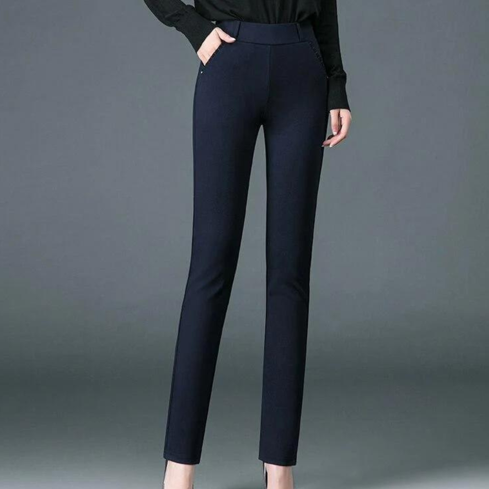 Abril - Pantalones rectos de moda para mujer