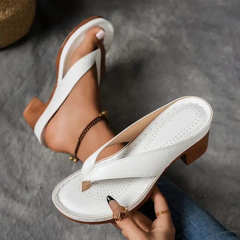 Aurelia | Sandalias ultra cómodas con tacón grueso