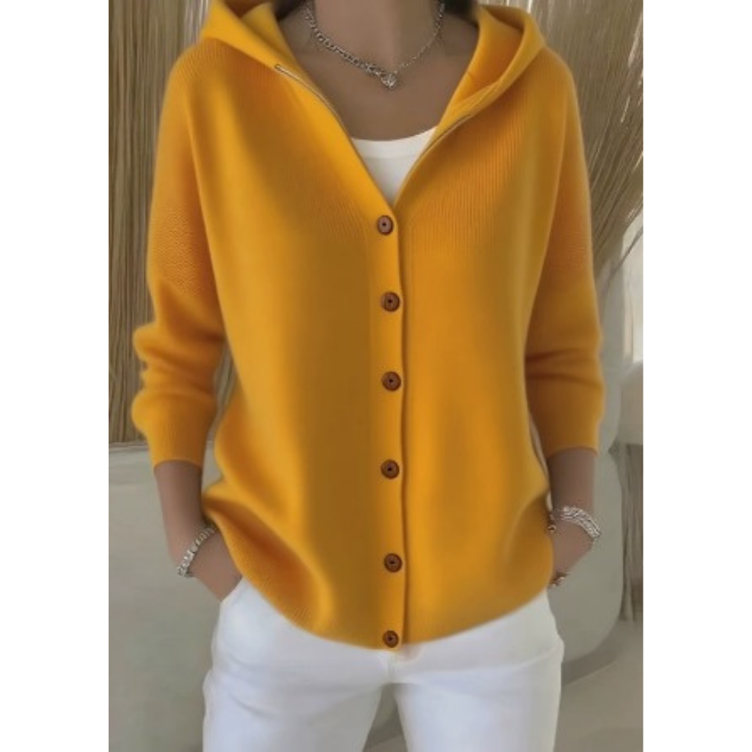 Felicia | Chaqueta de punto con capucha a la última moda