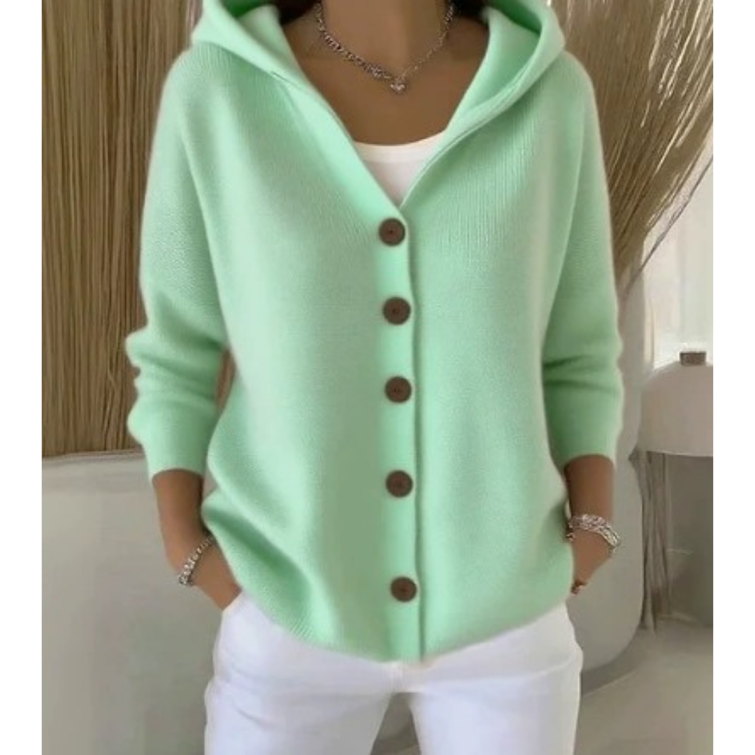 Felicia | Chaqueta de punto con capucha a la última moda
