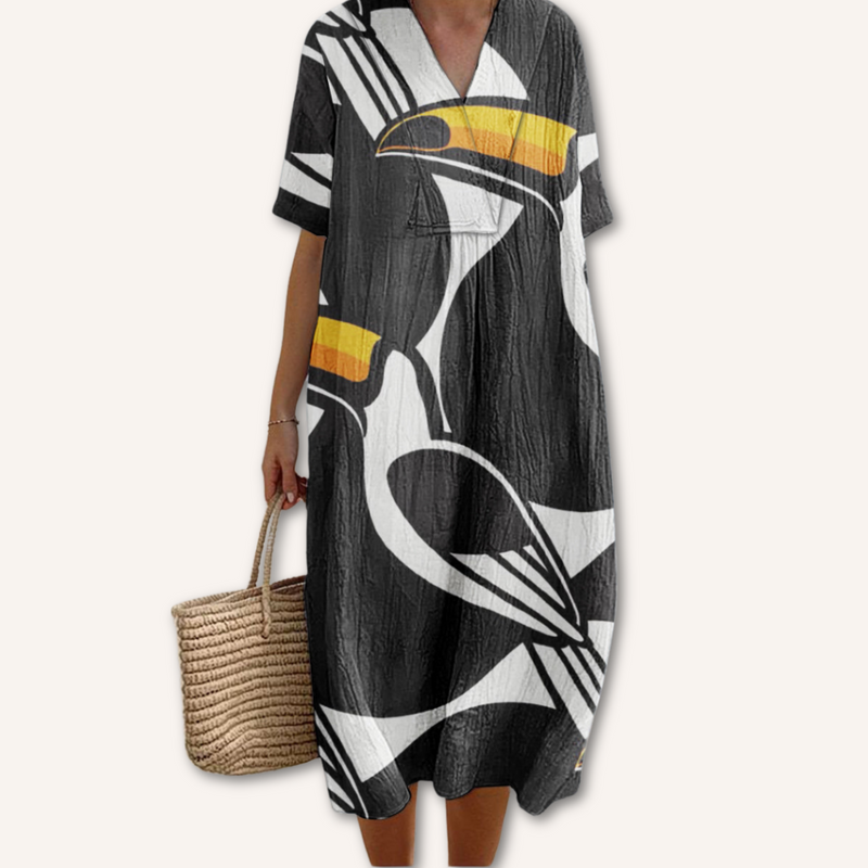 Bianca|Vestido estampado