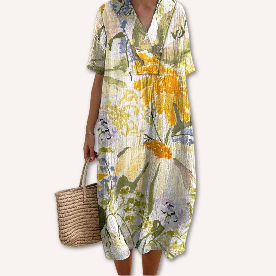 Camila|Vestido estampado