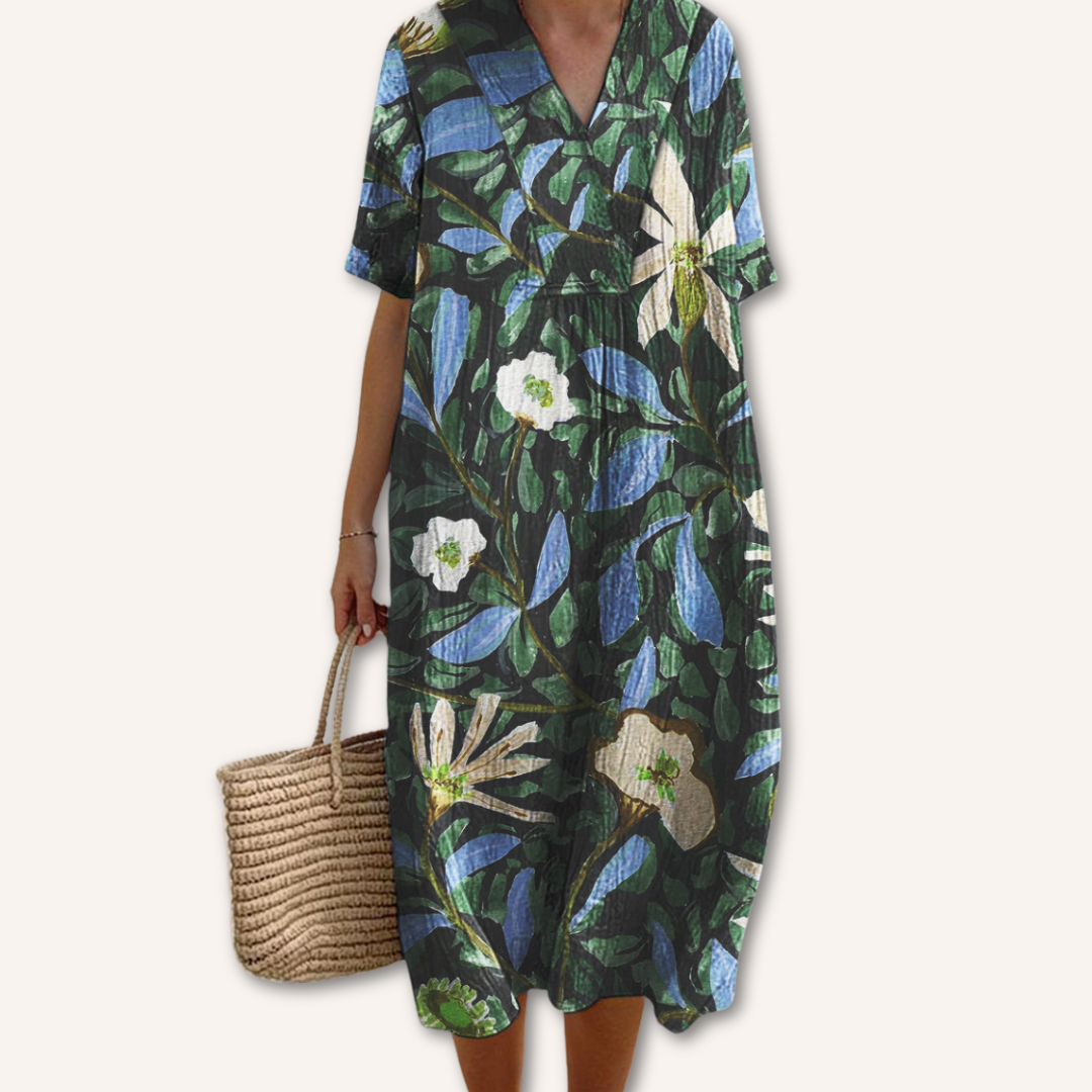 Mireia|Vestido con estampado floral